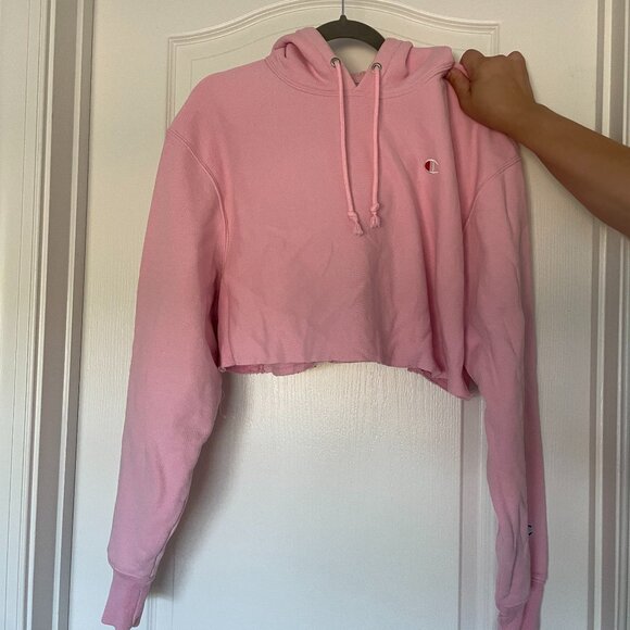Champion Cropped Hoodie - Picture 1 of 5